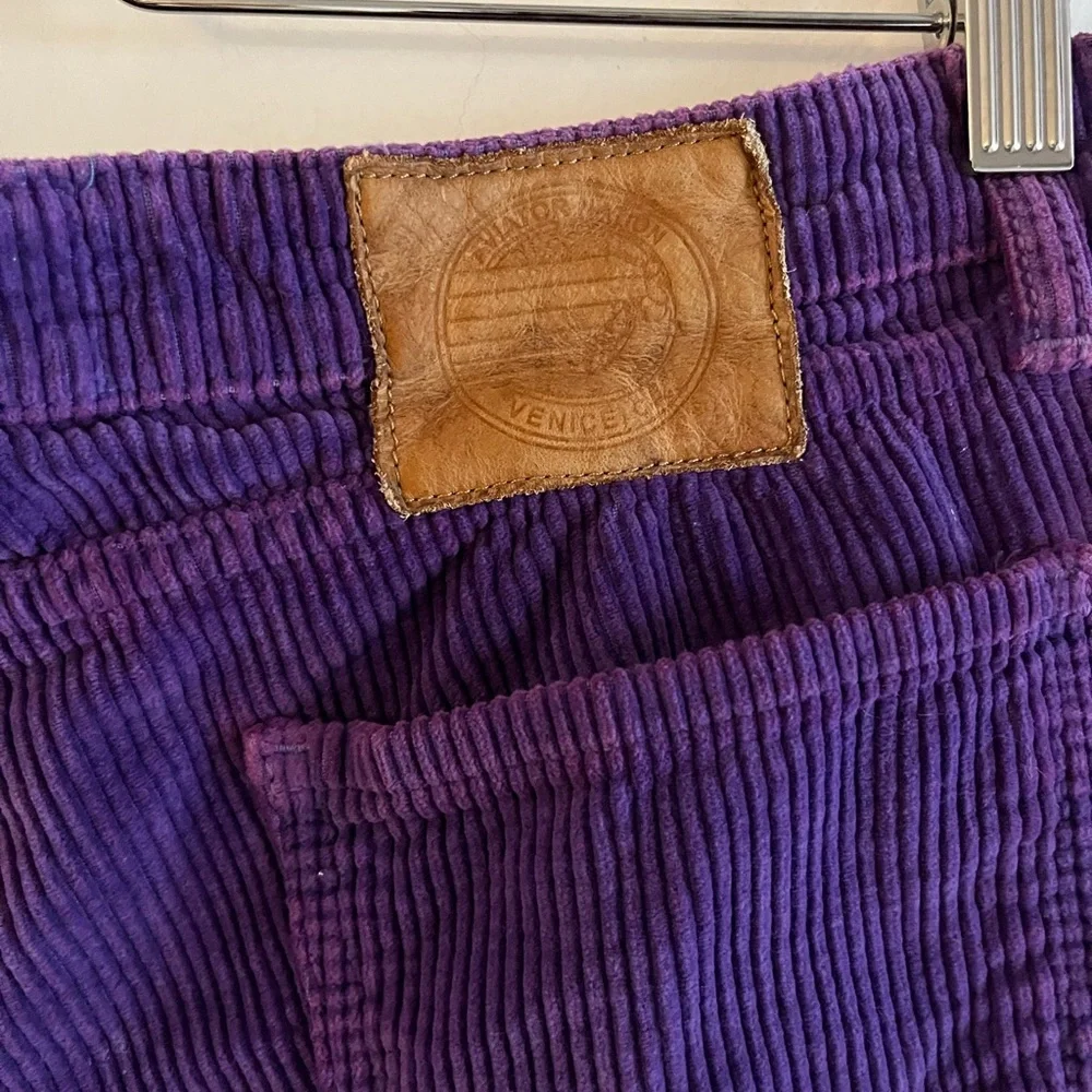 Aviator Nation Purple Corduroy Shorts - Picture 4 of 11